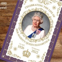 QUEEN ELIZABETH II COMM TEATOWEL