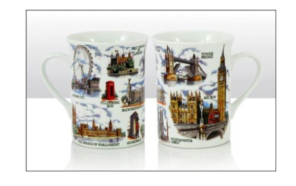 MUG LONDON HISTORICAL COLLAGE