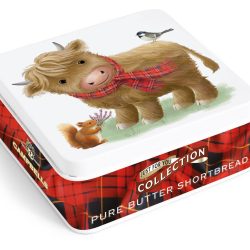 90g Cute Highland Cow Tin (Shortbread Fingers)