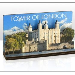 Tower of London Photo Layered Wood Magnet