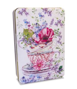 Embossed Summer Tea Cup Tin 200g