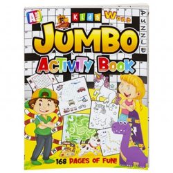 JUMBO ACTIVITY BOOK 168 PAGES