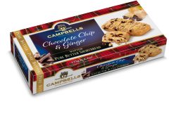125g Choc Chip & Stem Ginger Shortbread Finger Carton