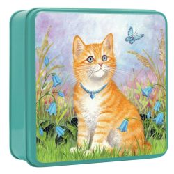 Embossed Ginger Cat with Butterfly 100g