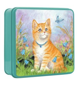 Embossed Ginger Cat with Butterfly 100g