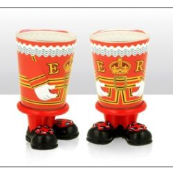 Beefeater with Resin Feet Shot Glass