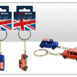 Die Cast Car with UJ Roof Keyring 2 Asst