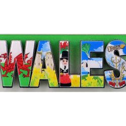 WALES LETTERS ACRYLIC MAGNET