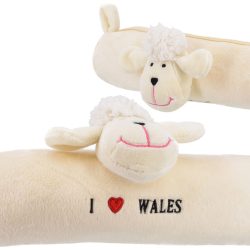 WALES PLUSH SHEEP PENCIL CASE