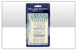 Lake District Typographic Notepad & Pen Set