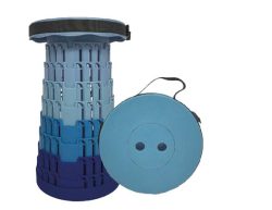 TELESCOPIC STOOL BLUE NAVY