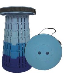 TELESCOPIC STOOL BLUE NAVY