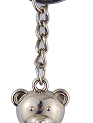 METAL TEDDY UJ KEYRING