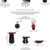 TELESCOPIC STOOL BLUE RAINBOW - Image 3
