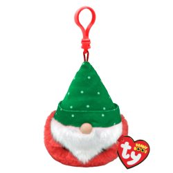 TY KEY CLIP – TURVEY GNOME GREEN HAT