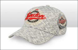London Laurel Leaves Embroidered B&W Baseball Cap