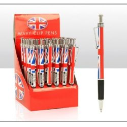 Union Jack Pen Wavy Clip