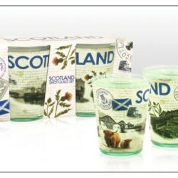 Scotland Collage Shot Glass Set of 2