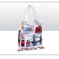 London Collage Shopping Bag