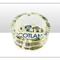 Scotland Collage Glass Ashtray