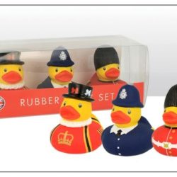 London Rubber Ducks in Uniforms Set of 3