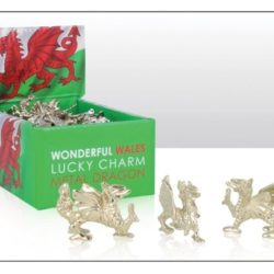 Wales Metal Silver Dragon Figure