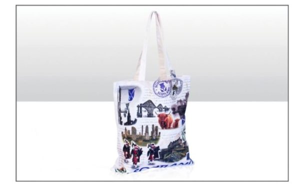 Scotland Collage Cotton Bag
