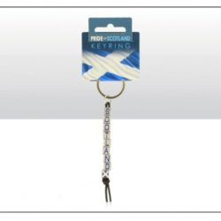 Scotland Dice Metal Keyring