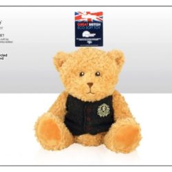 Best of British Waistcoat Bear Soft Toy 18cm