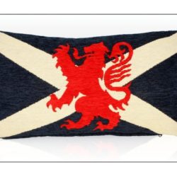 Scotland Lion Chenille Cushion