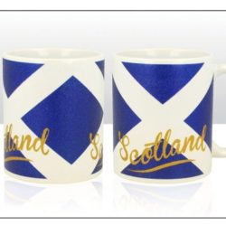 Scotland Saltire Flag 11oz Glitter Mug