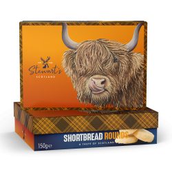 150g SHORTBREAD CARDBOARD BOX H/L COW