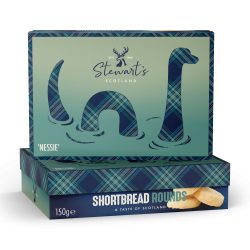 150g SHORTBREAD CARDBOARD BOX NESSIE