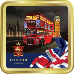 SHORTBREAD IN TIN 125g BUS & BIG BEN