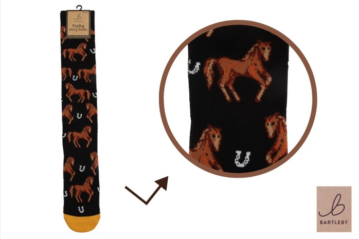LADIES WELLY SOCKS - COUNTRY HORSE
