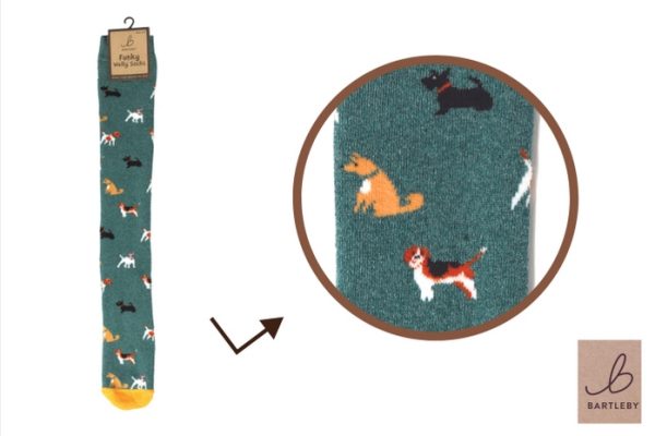 LADIES FUNKY WELLY SOCKS - DOGGY DIVAS