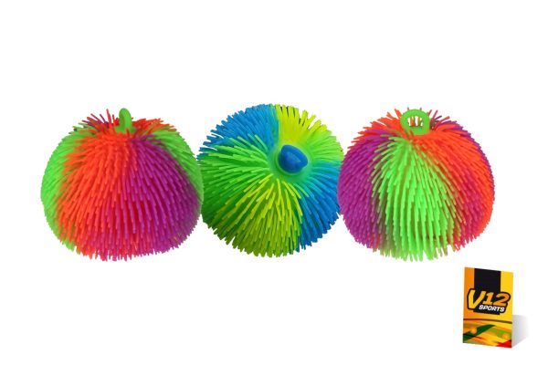 V12 9" MEGA SQUISH BALL - MULTI-COLOUR STRIPES