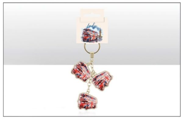 UJ London Bus Charm Keyring