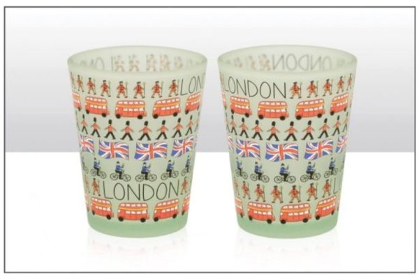 London Repeat Shot Glass Frosted