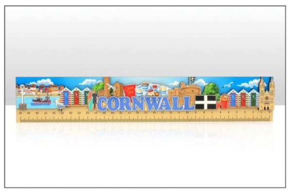 Cornwall Wooden 30cm Ruler