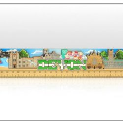 Devon Wooden 30cm Ruler