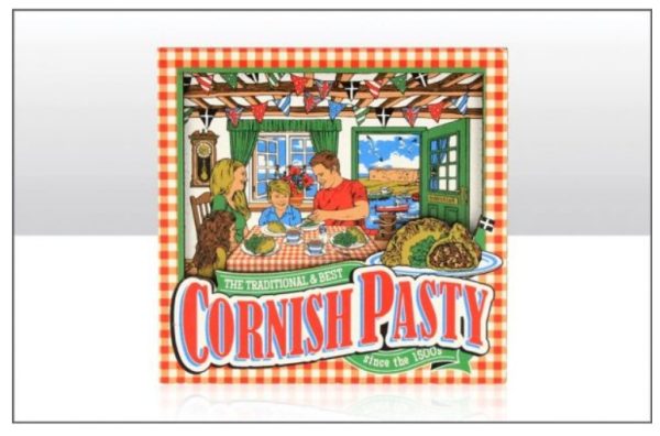 Cornish Pasty Wooden Layered Magnet
