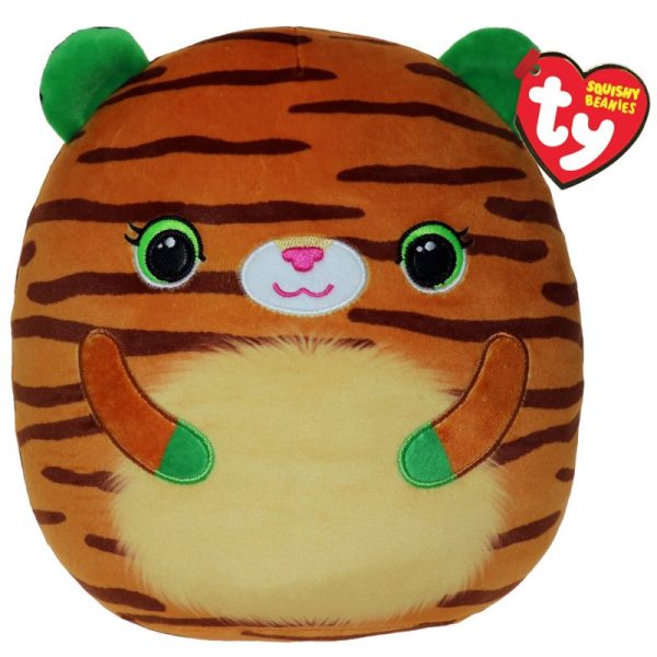 TIGGY TIGER SQUISHY BEANIE MED - 14"