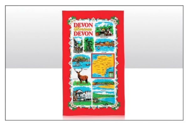 Glorious Devon Tea Towel