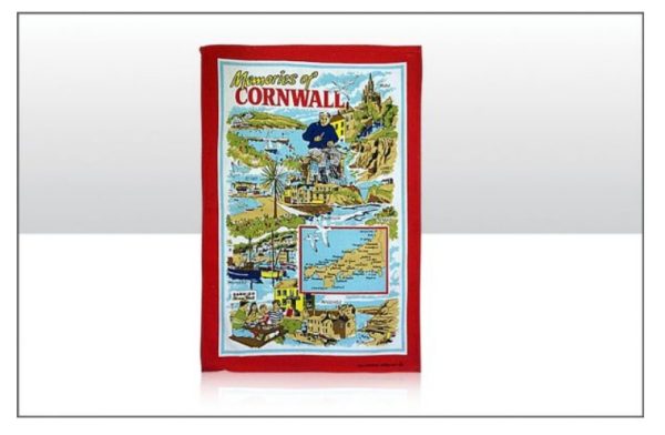 Memories of Cornwall Tea Towel