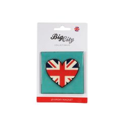 Big City UJ Heart 3D Epoxy Magnet