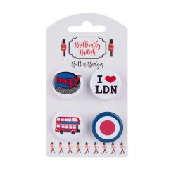 British Button Badges