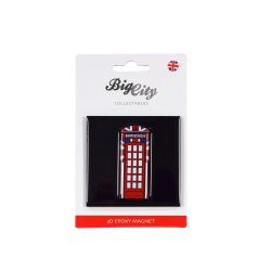Big City UJ Phonebox 3D Epoxy Magnet