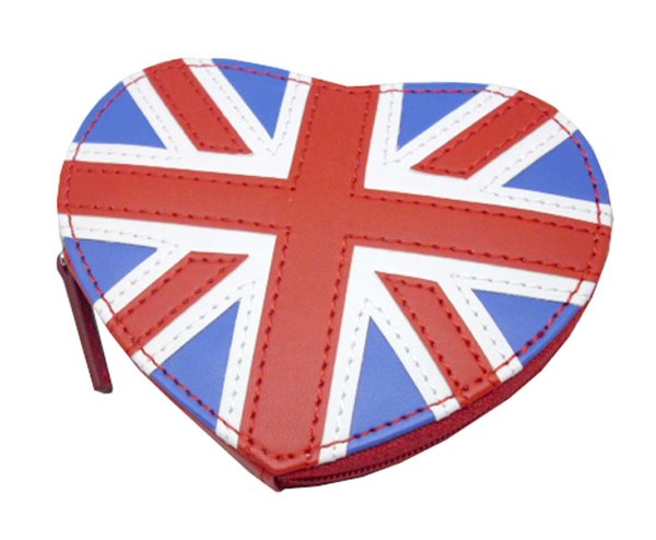 Heart Purse Union Jack
