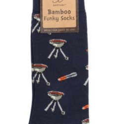 FUNKY BAMBOO SOCKS – BARBECUE, SIZE 6-11